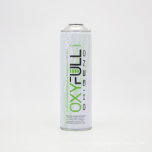 600ml Aerosol Tin Oxygen Can